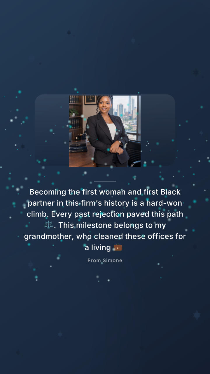 A public Caadit Moment: Becoming the first woman and first Black partner in this firm’s history is a hard-won climb